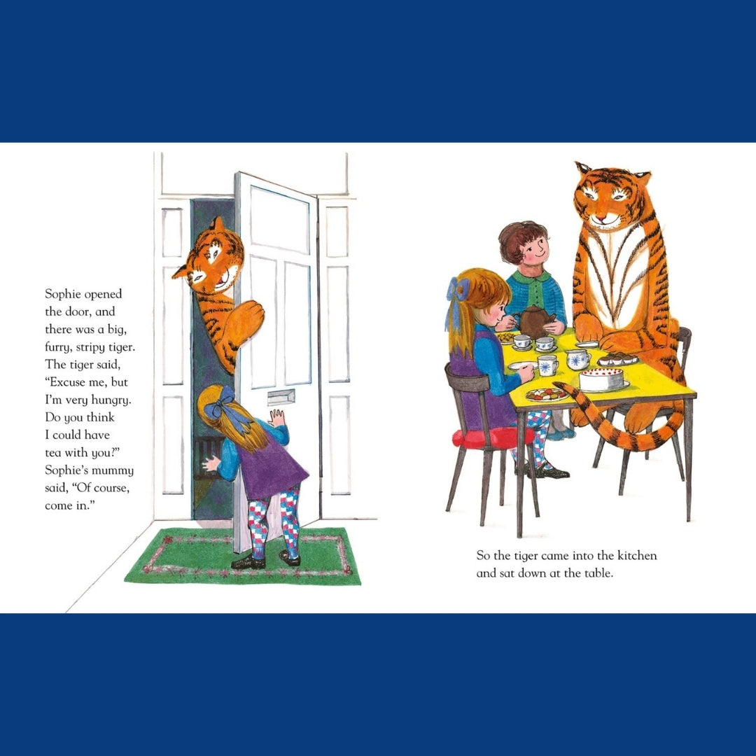 Little Bookworms _ Tiger Who Came to Tea Board Book - Judith Kerr by Weirs of Baggot Street