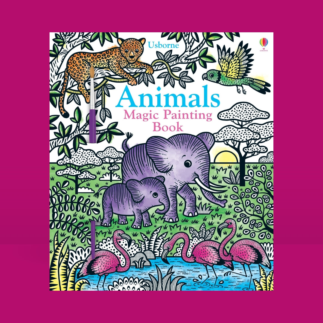 Little Bookworms _ Usborne Animals Magic Painting Book by Weirs of Baggot Street