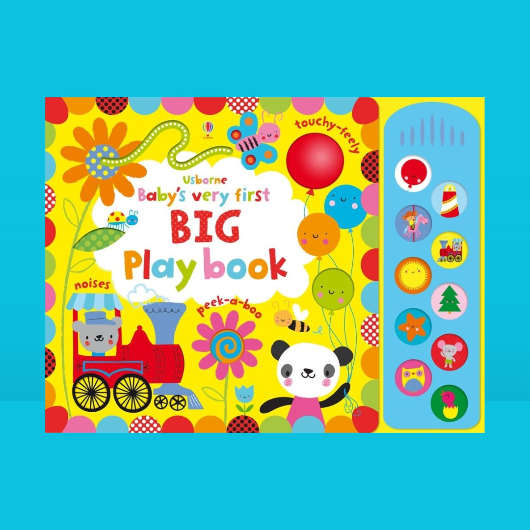 Little Bookworms _ Usborne Baby's Very First Big Playbook by Weirs of Baggot Street