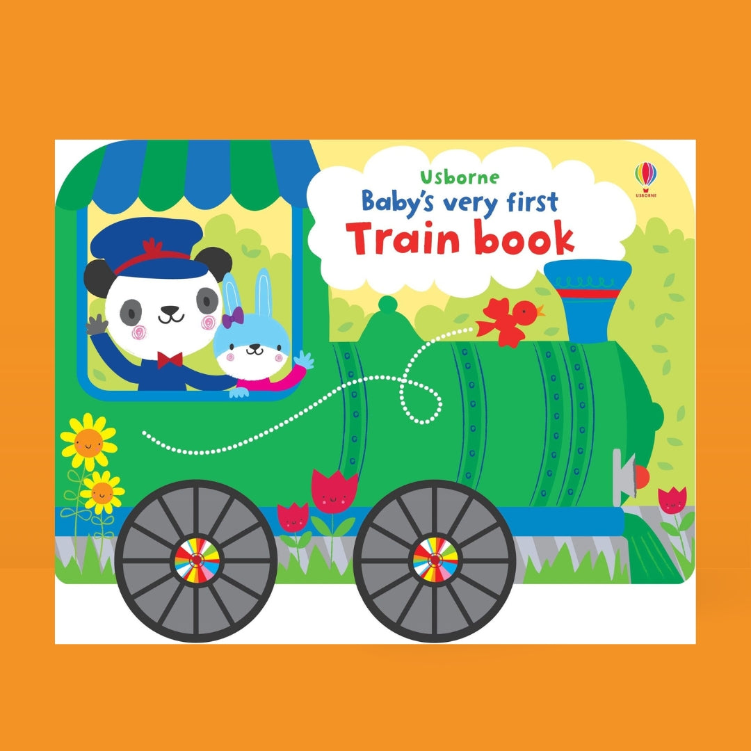 Little Bookworms _ Usborne Baby's Very First Train Book by Weirs of Baggot Street