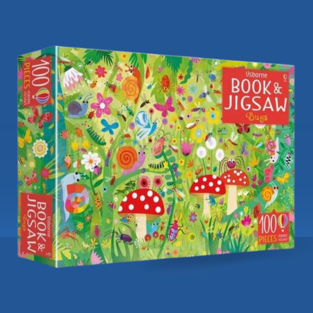 Little Bookworms | Usborne Book and Jigsaw - Bugs by Weirs of Baggot Street