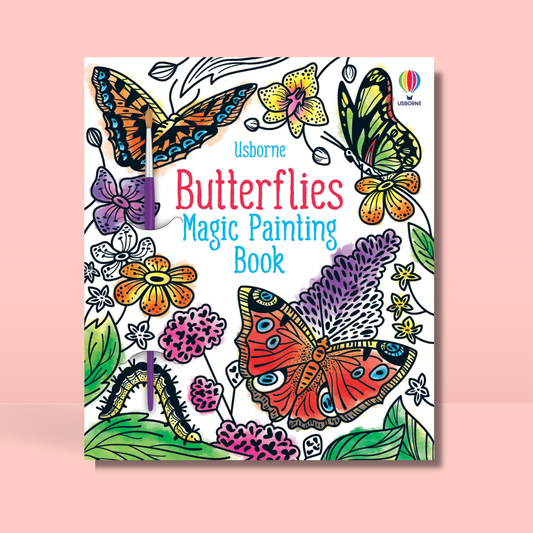 Little Bookworms | Usborne Butterflies Magic Painting Book by Weirs of Baggot Street