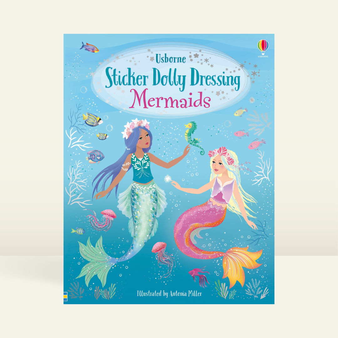 Little Bookworms | Usborne Sticker Dolly Dressing Mermaids. by Weirs of Baggot Street