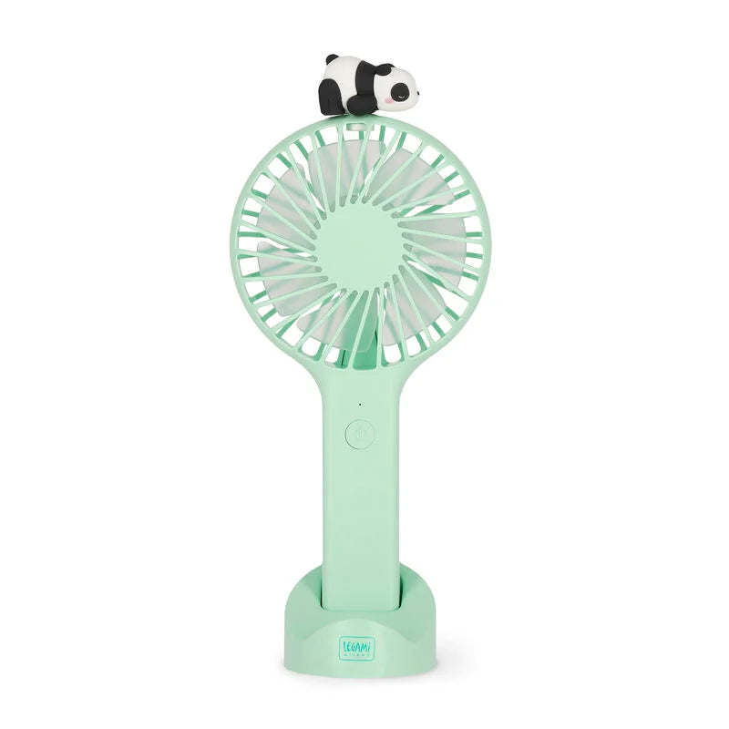 Beach Accessories | Legami Rechargeable Portable Fan With Mini Fan Panda by Weirs of Baggot Street