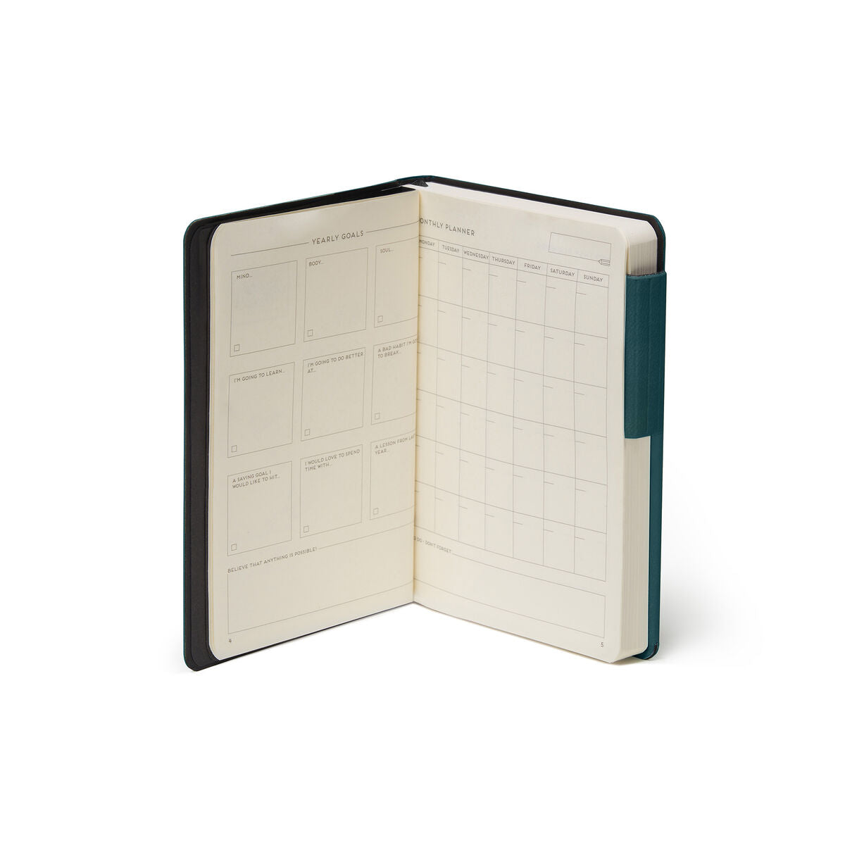 Notebooks - Legami My Notebook Small - Plain Petrol Blue by Weirs of Baggot Street