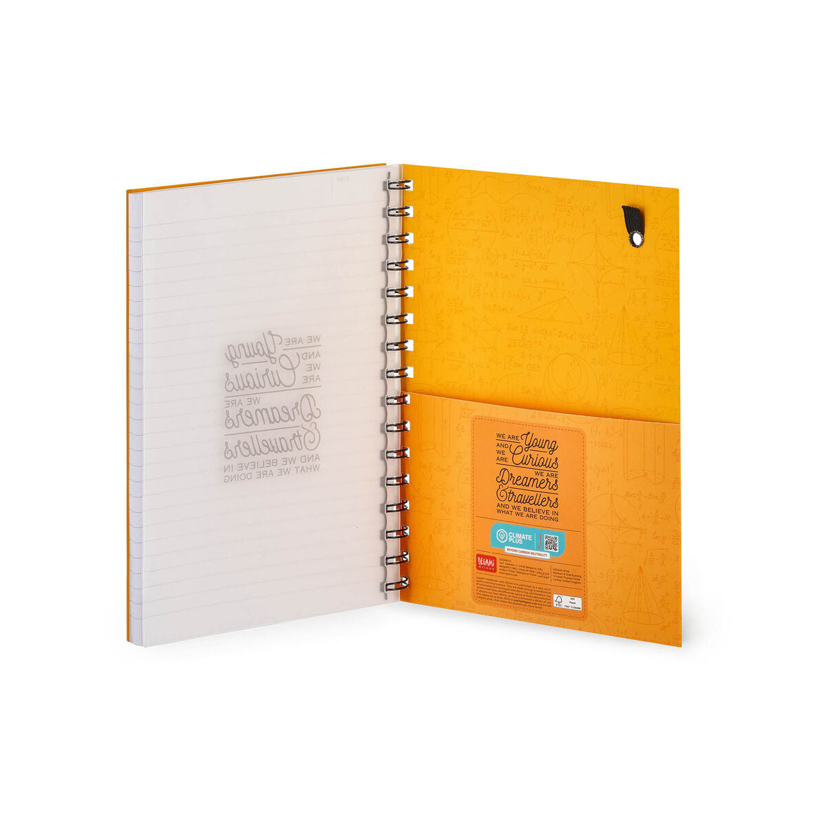 Notebooks  Legami A5 Spiral Notebook with lined pages Genius by Weirs of Baggot Street
