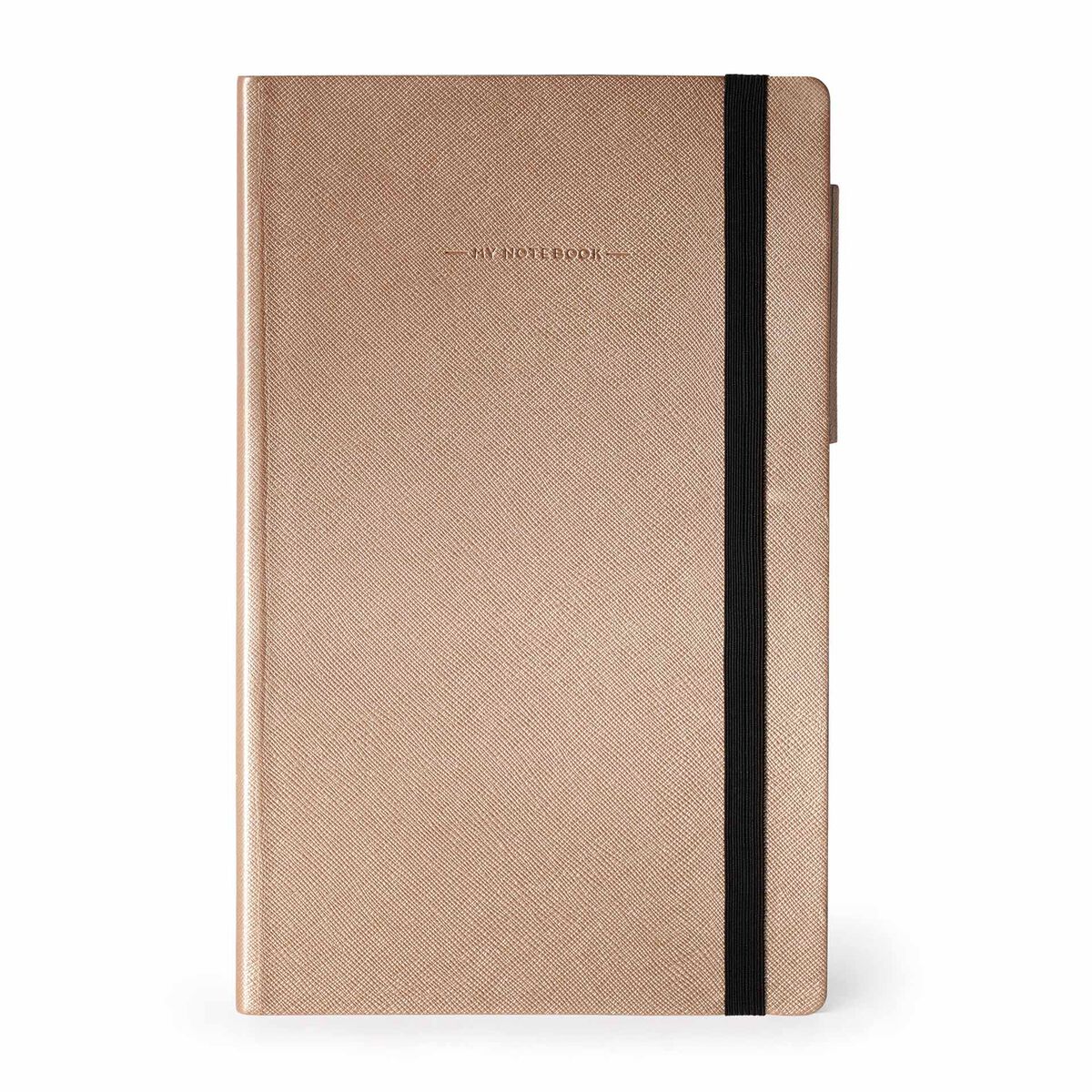 Notebooks | Legami Medium Notebook with lined pages Metallic Rose Gold by Weirs of Baggot Street