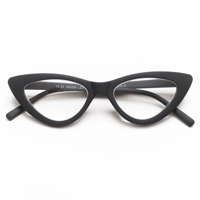 Fab Gifts | Okkia Reading Glasses Adriana Cat Black 2.50 by Weirs of Baggot Street
