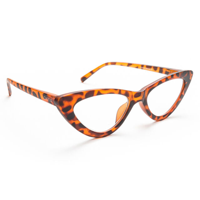 Fab Gifts | Okkia Reading Glasses Adriana Cat Havana 1.00 by Weirs of Baggot Street