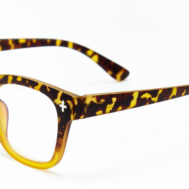 Fab Gifts | Okkia Reading Glasses Giovanni Havana Yellow 2.00 by Weirs of Baggot Street