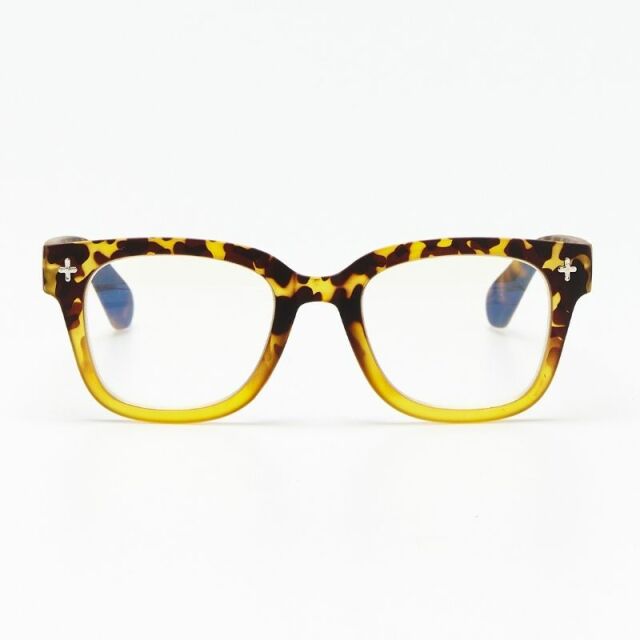 Fab Gifts | Okkia Reading Glasses Giovanni Havana Yellow 2.00 by Weirs of Baggot Street