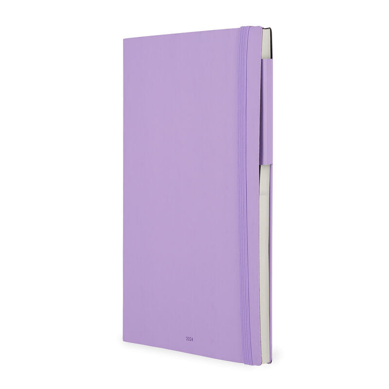 Stationery 2024 Diary | Legami 12 Month Large Daily Diary 2024 Lavender by Weirs of Baggot Street