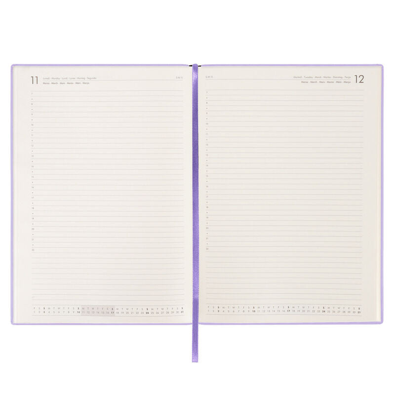 Stationery 2024 Diary | Legami 12 Month Maxi Daily Diary 2024 Lavender by Weirs of Baggot Street