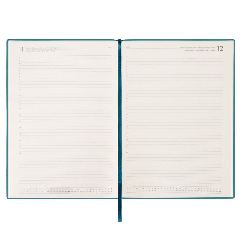 Stationery 2024 Diary | Legami 12 Month Maxi Daily Diary 2024 Malachite Green by Weirs of Baggot Street