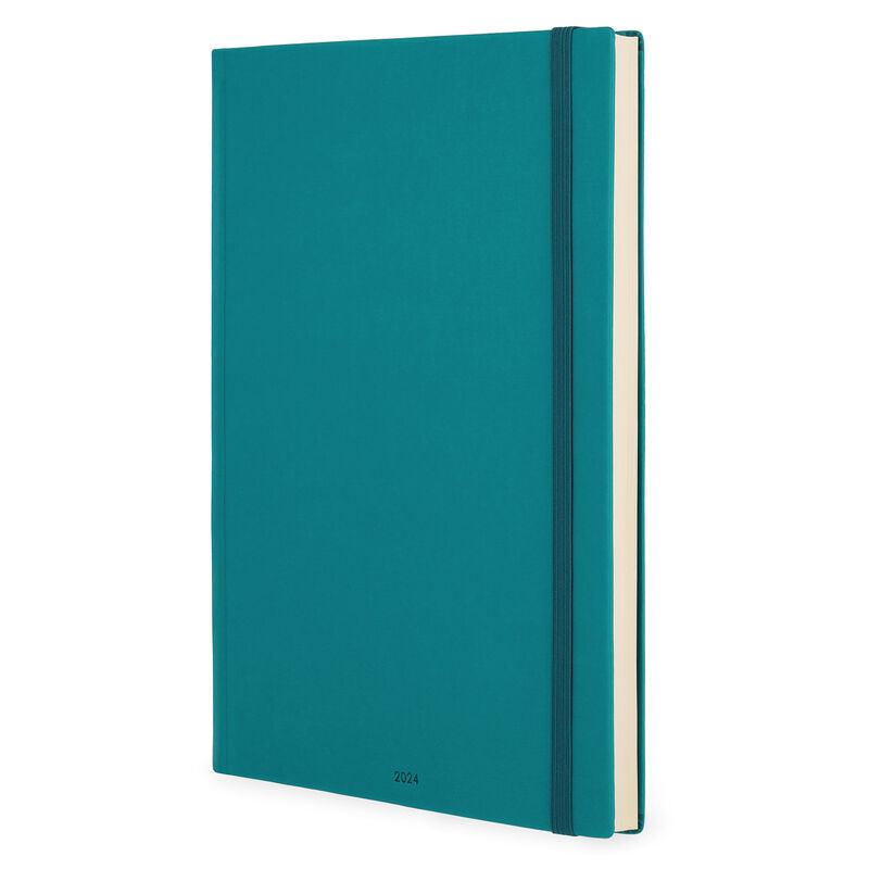 Stationery 2024 Diary | Legami 12 Month Maxi Daily Diary 2024 Malachite Green by Weirs of Baggot Street