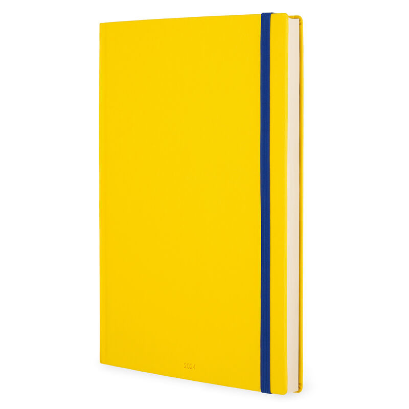 Stationery 2024 Diary | Legami 12 Month Maxi Daily Diary 2024 Yellow Freesia by Weirs of Baggot Street