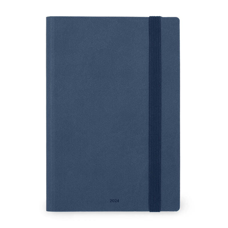 Stationery 2024 Diary | Legami 12 Month Medium Daily Diary 2024 Galactic Blue by Weirs of Baggot Street