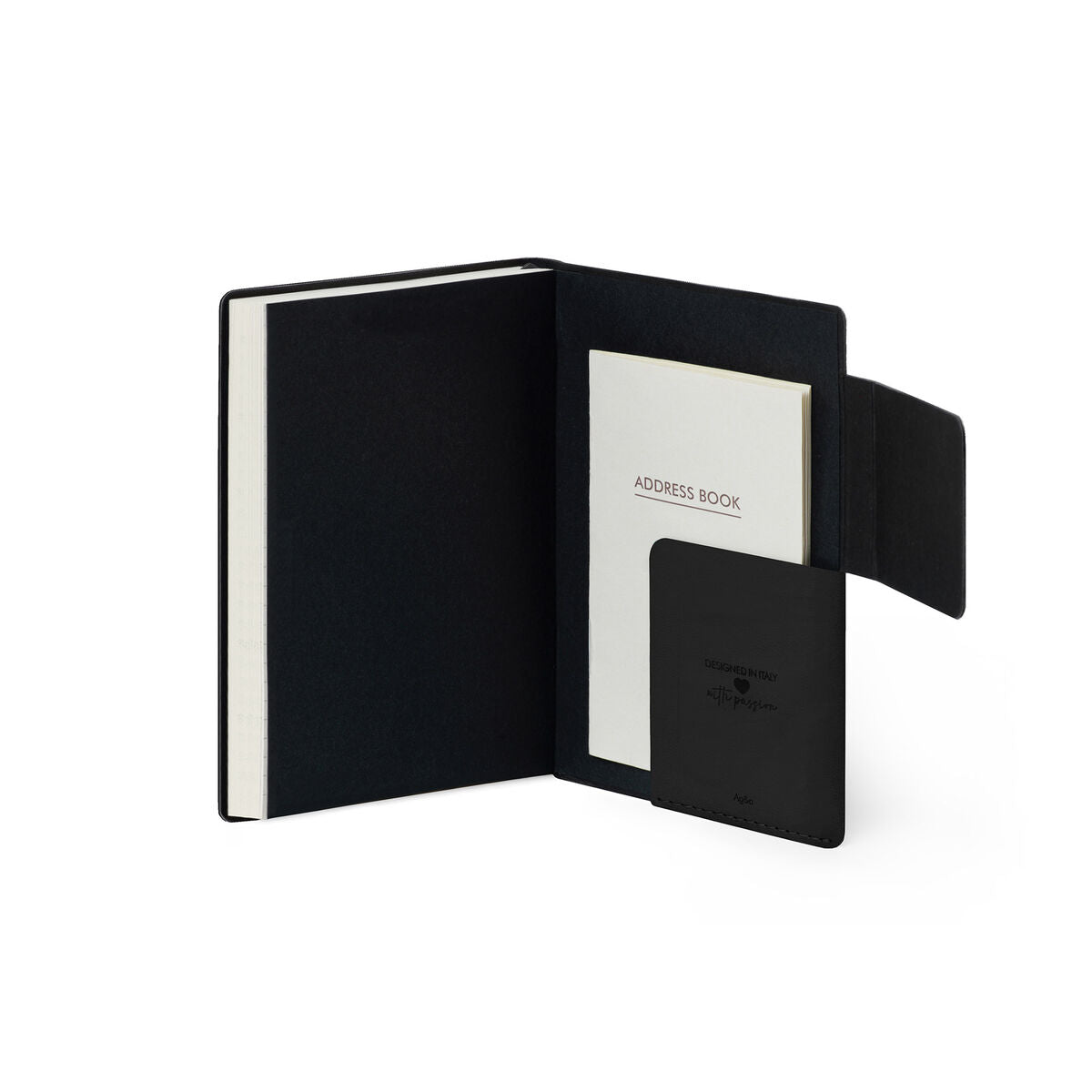 Stationery 2024 Diary | Legami 12 Month Small Daily Diary 2024 Black Onyx by Weirs of Baggot Street