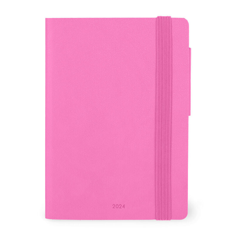 Stationery 2024 Diary | Legami 12 Month Small Daily Diary 2024 Bougainvillea by Weirs of Baggot Street