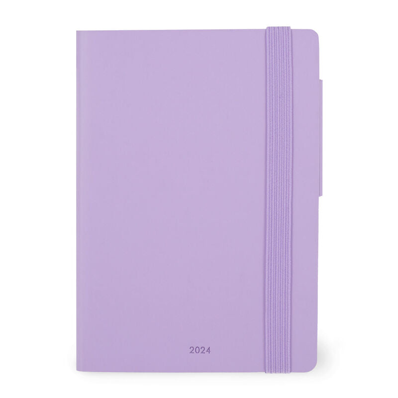 Stationery 2024 Diary | Legami 12 Month Small Daily Diary 2024 Lavender by Weirs of Baggot Street
