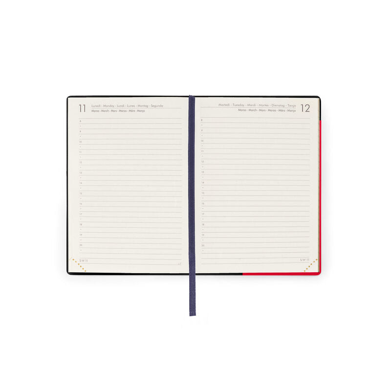 Stationery 2024 Diary | Legami 12 Month Small Daily Diary 2024 Red Passion by Weirs of Baggot Street