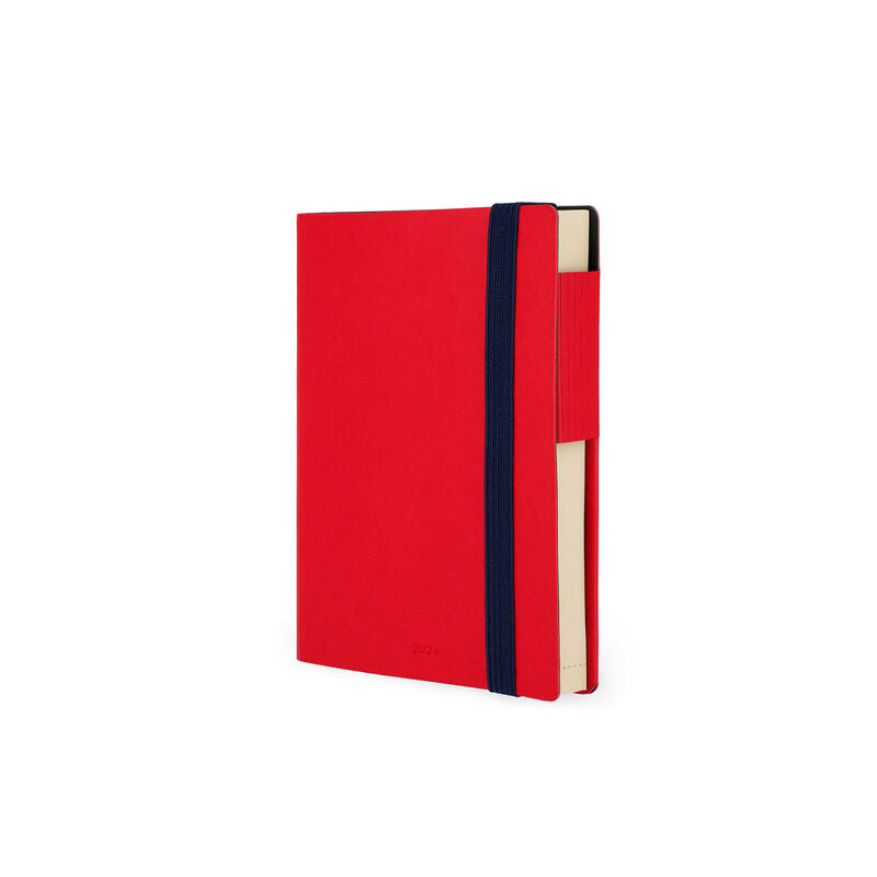 Stationery 2024 Diary | Legami 12 Month Small Daily Diary 2024 Red Passion by Weirs of Baggot Street