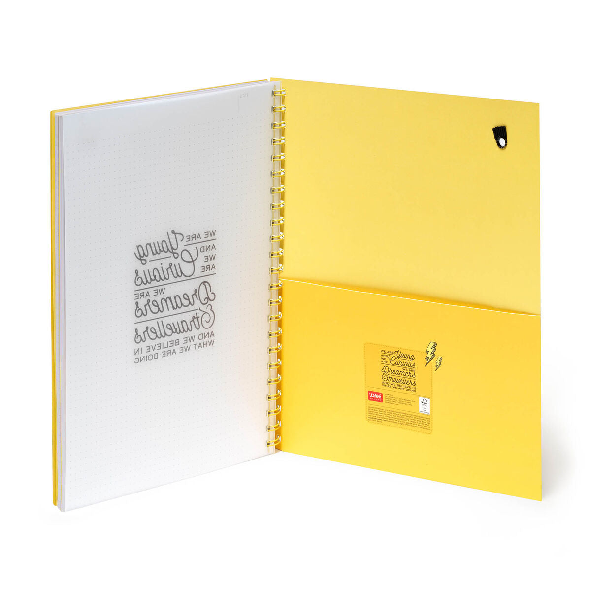 Stationery Legami A4 3-In-1 Spiral Notebook Flash by Weirs of Baggot Street