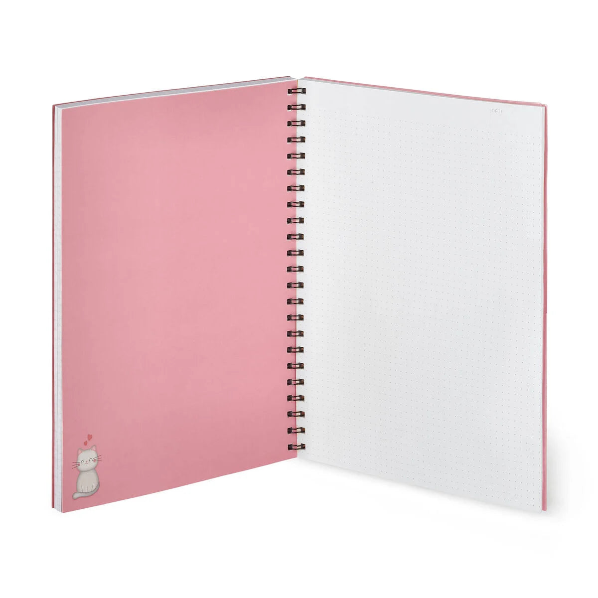 Stationery Legami A4 3-In-1 Spiral Notebook Kitty by Weirs of Baggot Street