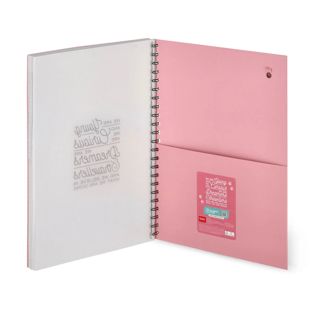 Stationery Legami A4 3-In-1 Spiral Notebook Kitty by Weirs of Baggot Street