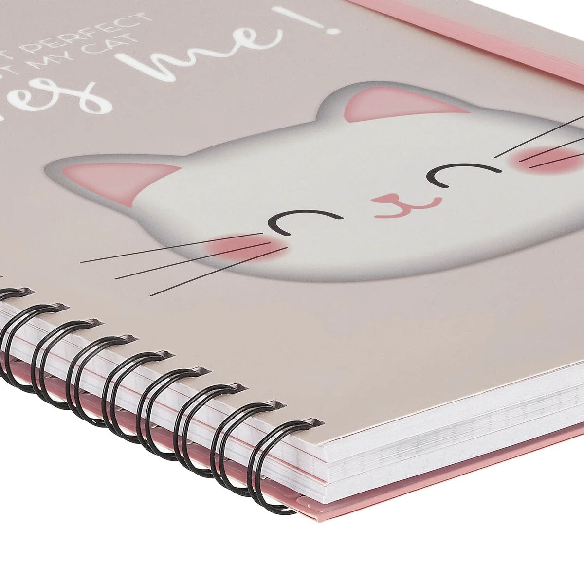 Stationery Legami A4 3-In-1 Spiral Notebook Kitty by Weirs of Baggot Street