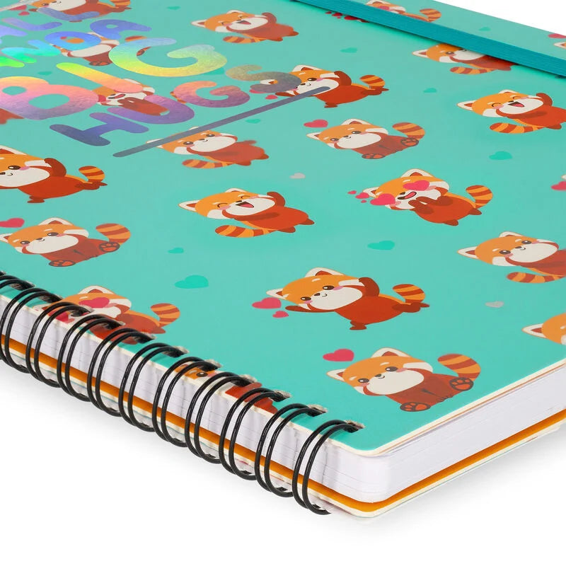 Stationery Legami A4 Spiral Notebook Red Panda by Weirs of Baggot Street