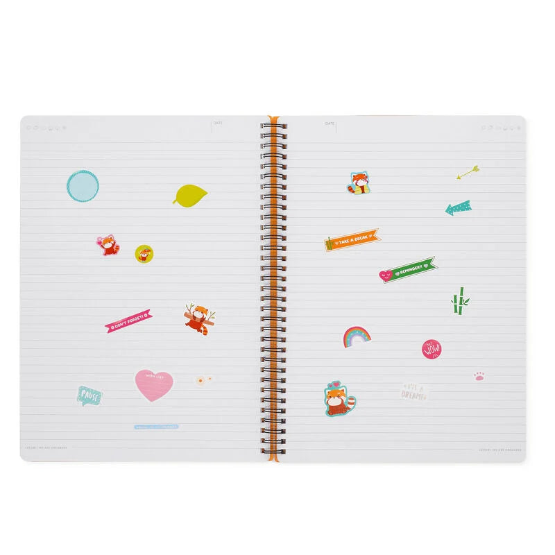 Stationery Legami A4 Spiral Notebook Red Panda by Weirs of Baggot Street