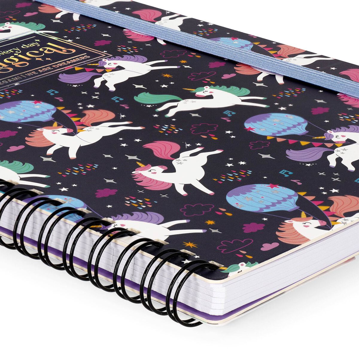 Stationery Legami A5 Spiral Notebook Lined Unicorn by Weirs of Baggot Street