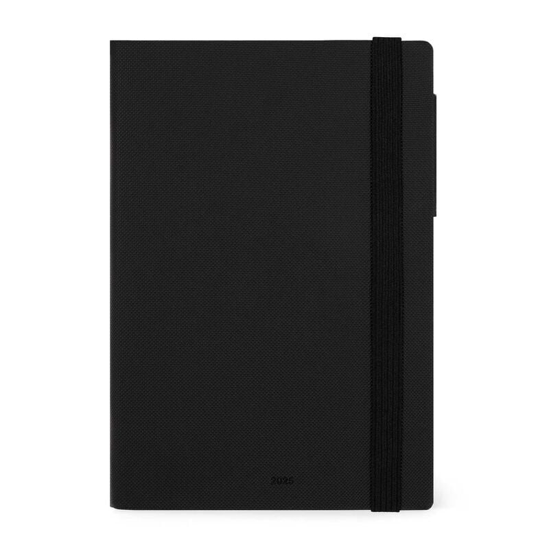 Stationery | Legami 12 Month Large Daily Diary 2025 Black Diamond by Weirs of Baggot Street