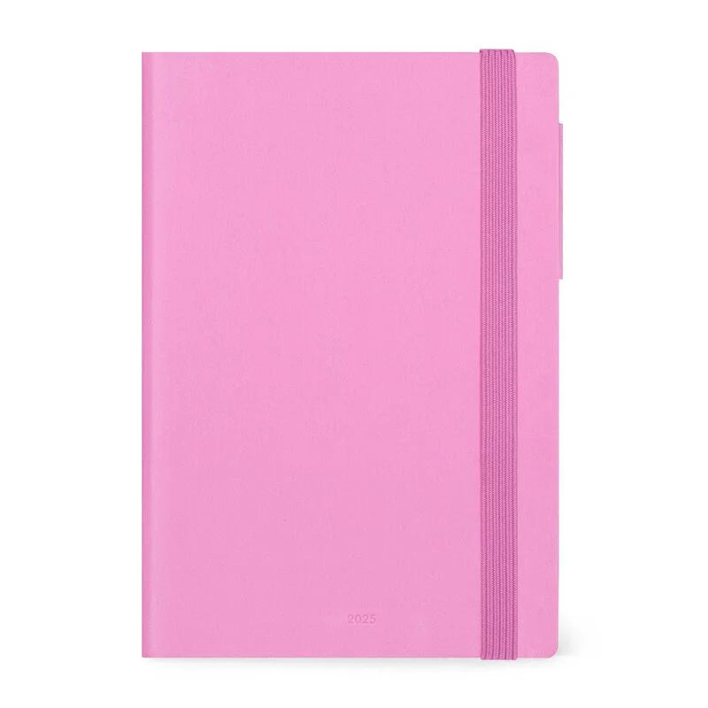 Stationery | Legami 12 Month Large Daily Diary 2025 Bubblegum by Weirs of Baggot Street