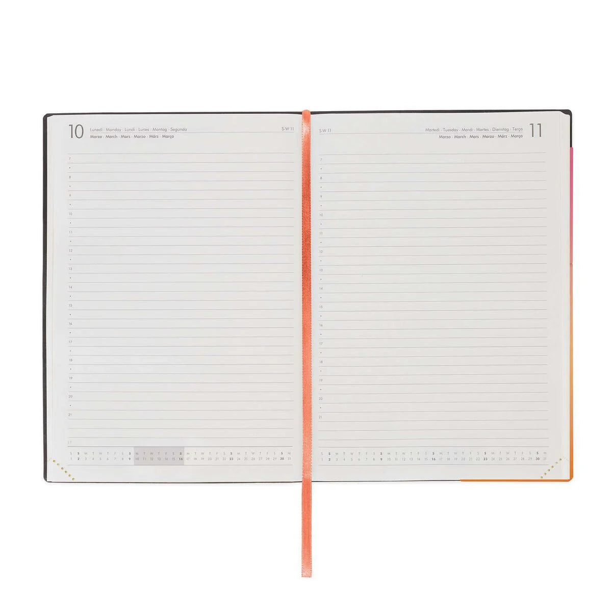 Stationery | Legami 12 Month Large Daily Diary 2025 Golden Hour by Weirs of Baggot Street