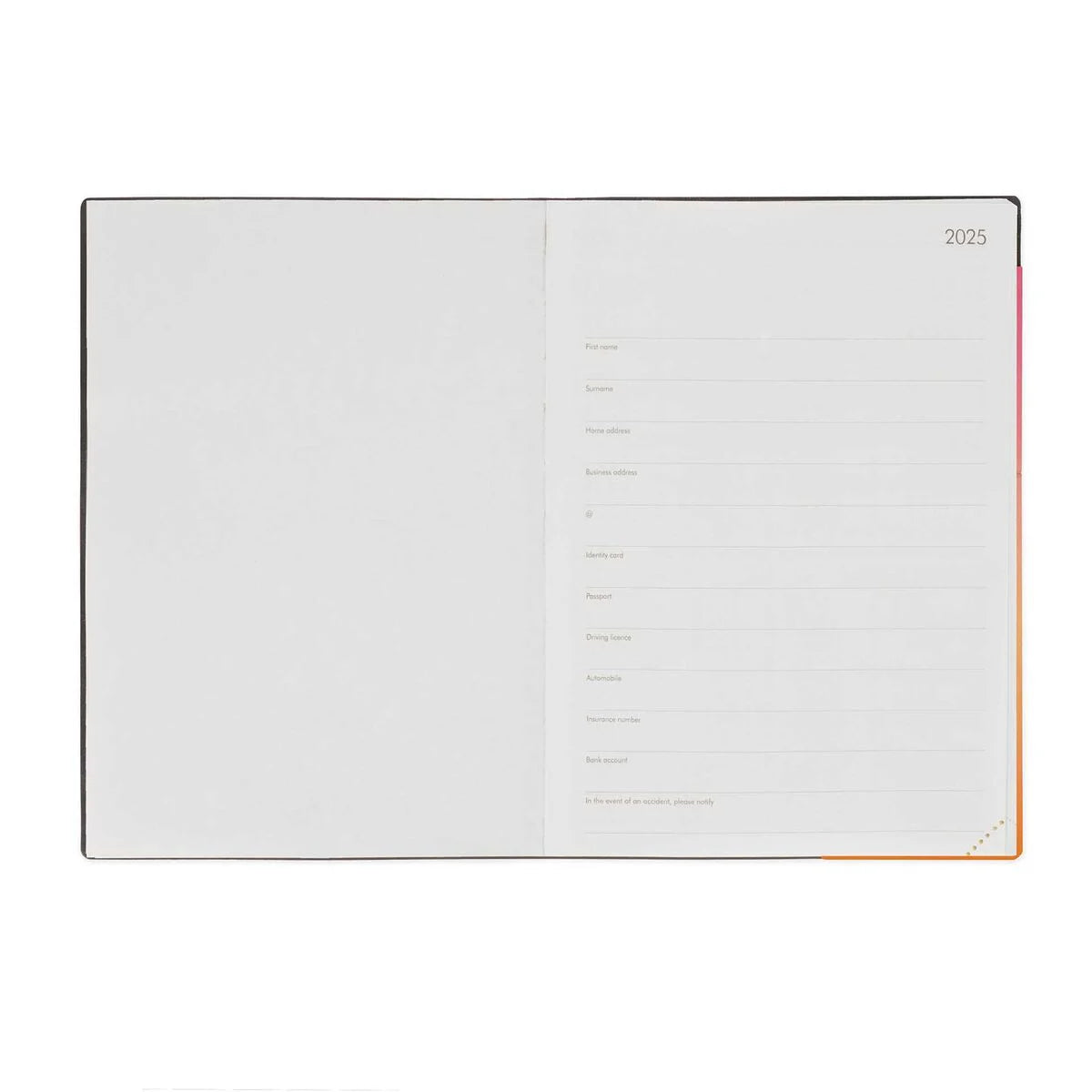 Stationery | Legami 12 Month Large Daily Diary 2025 Golden Hour by Weirs of Baggot Street