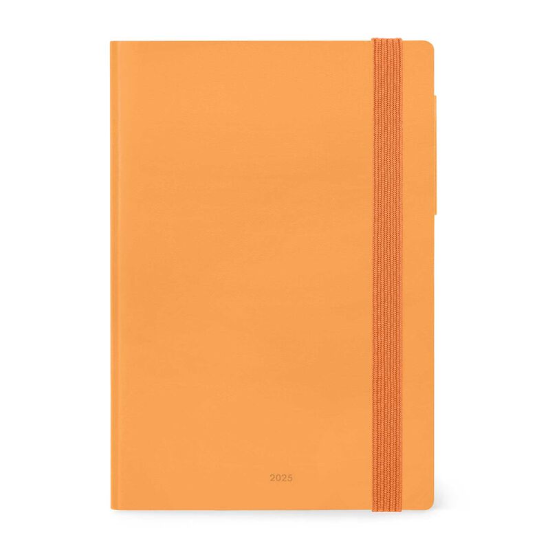 Stationery | Legami 12 Month Large Daily Diary 2025 Orange & Apricot Crush by Weirs of Baggot Street