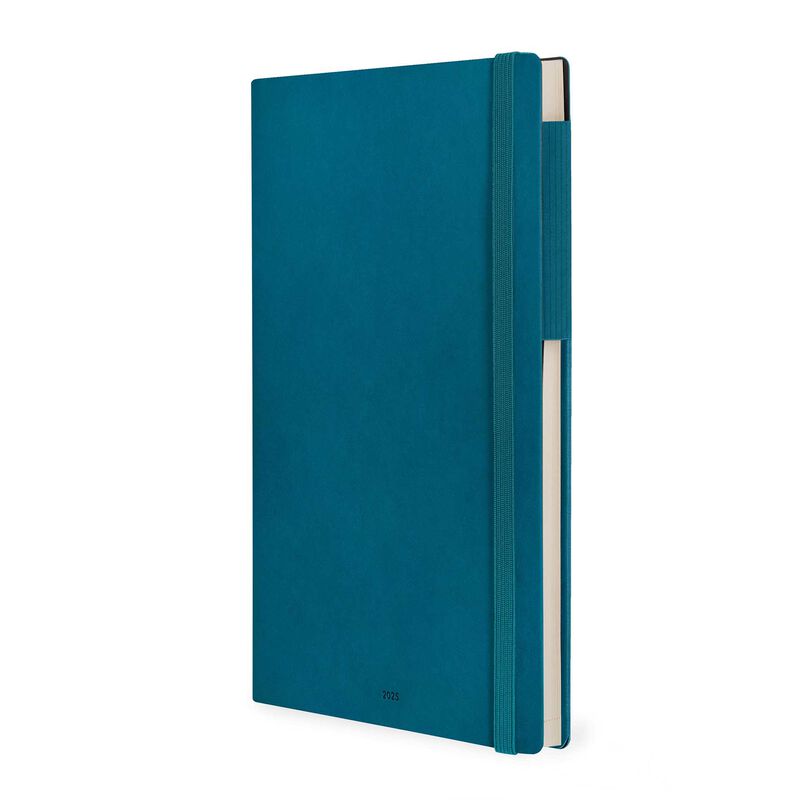 Stationery | Legami 12 Month Large Daily Diary 2025 Teal Blue by Weirs of Baggot Street