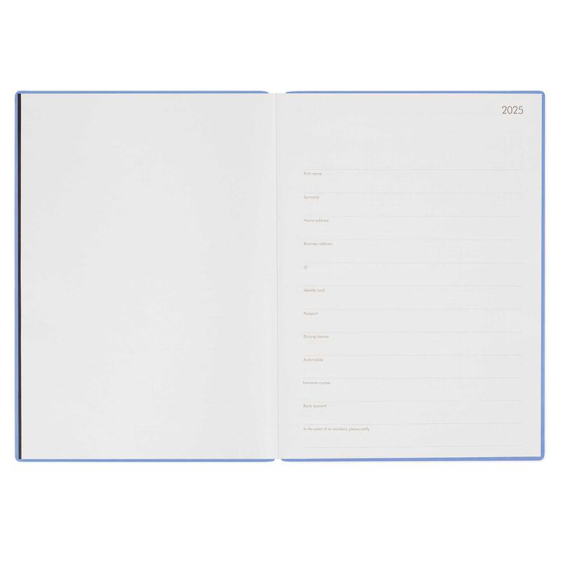 Stationery | Legami 12 Month Maxi Daily Diary 2025 Cornflower by Weirs of Baggot Street