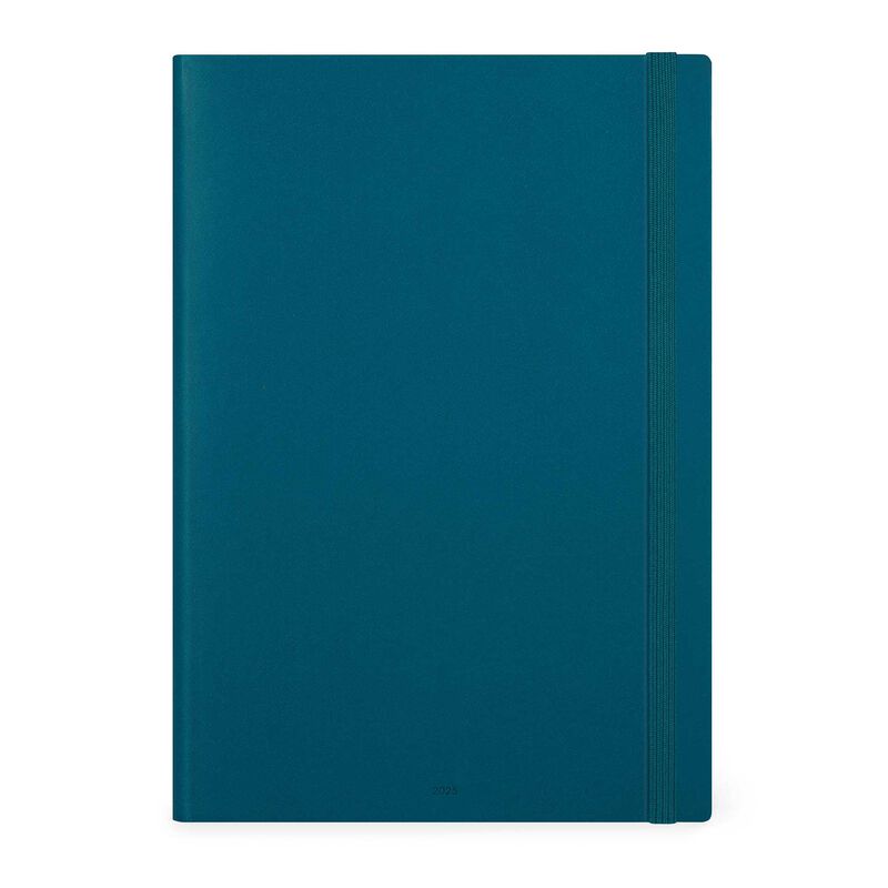 Stationery | Legami 12 Month Maxi Daily Diary 2025 Teal Blue by Weirs of Baggot Street