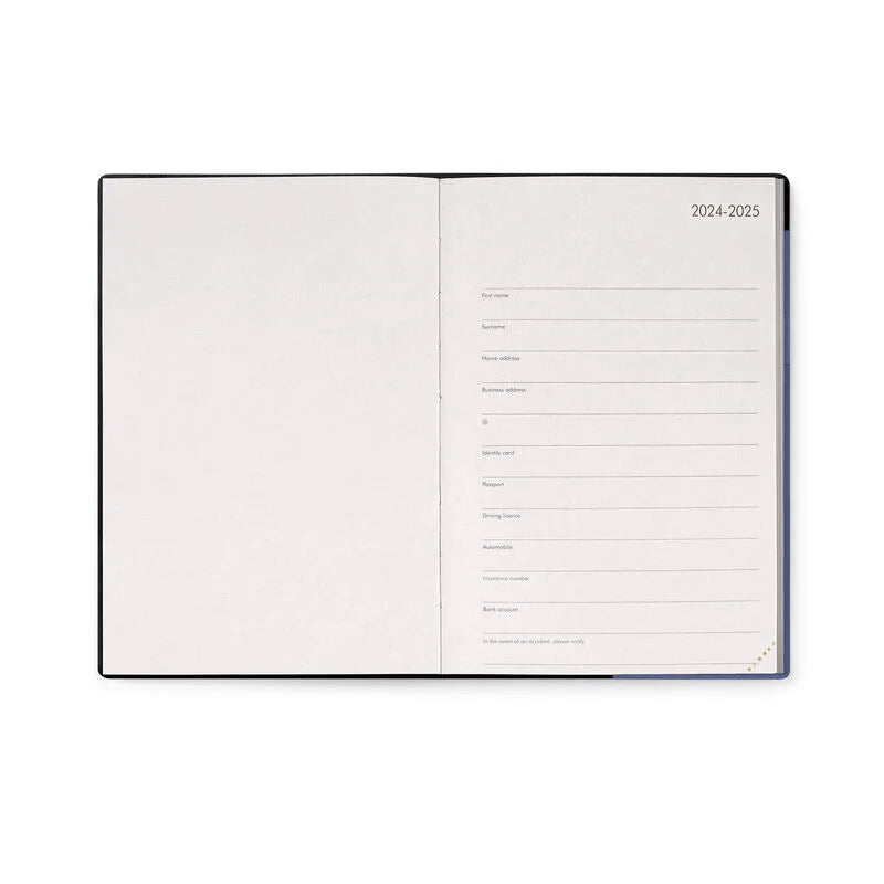 Stationery | Legami 12 Month Medium Daily Diary 2025 Blueberry by Weirs of Baggot Street