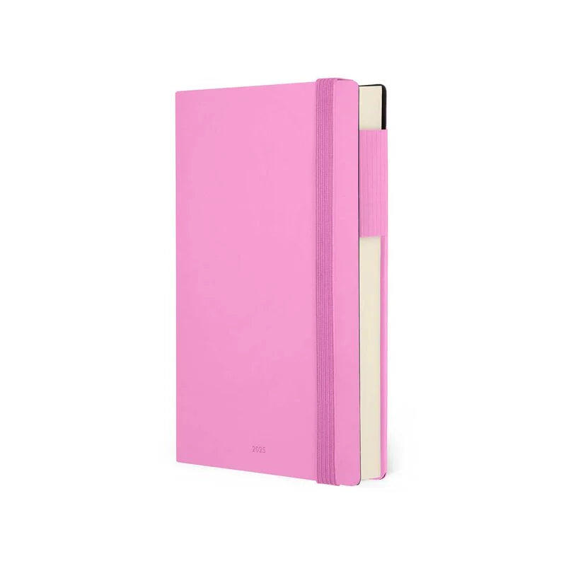 Stationery | Legami 12 Month Medium Daily Diary 2025 Bubblegum by Weirs of Baggot Street