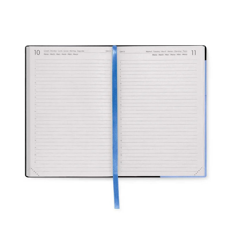 Stationery | Legami 12 Month Medium Daily Diary 2025 Cornflower by Weirs of Baggot Street