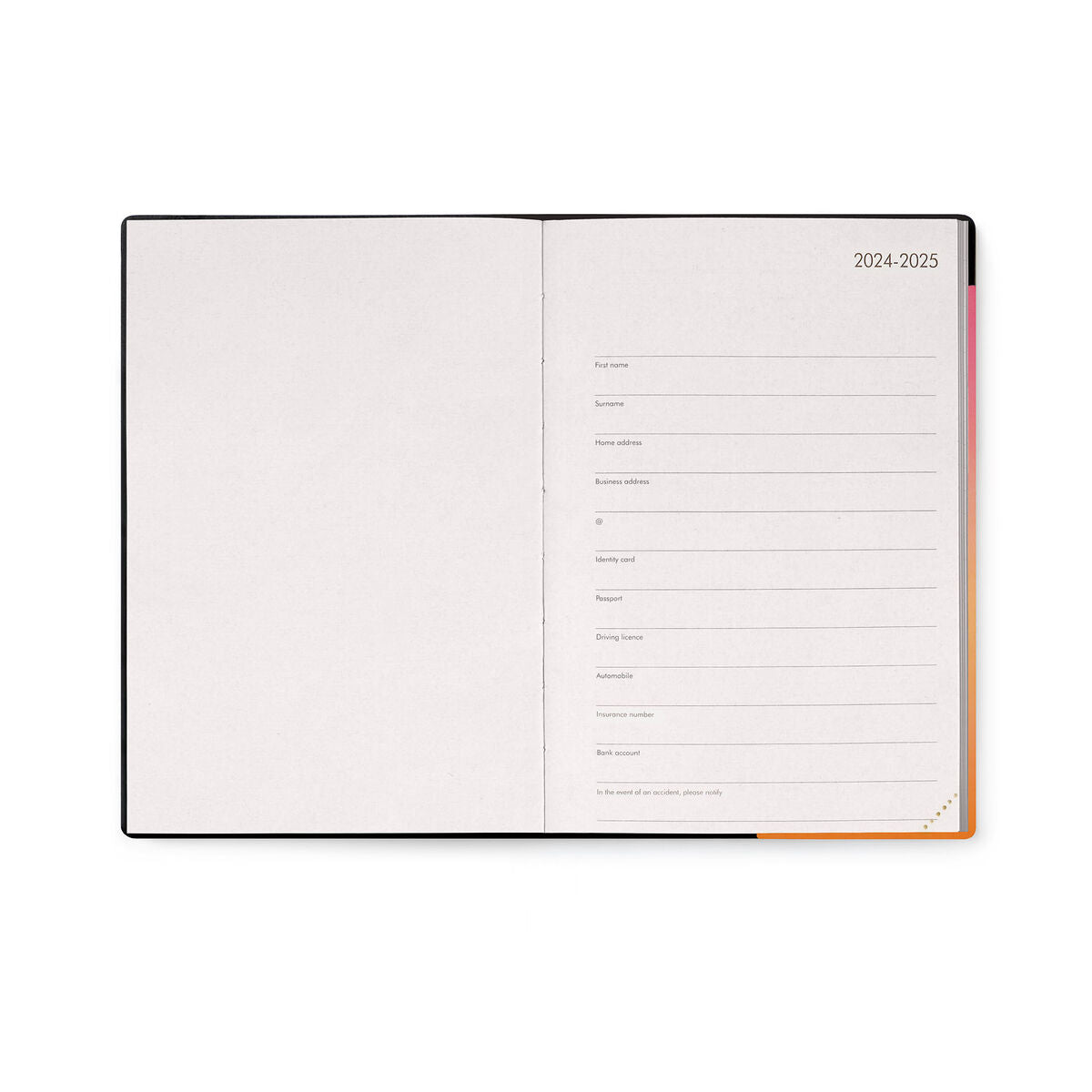 Stationery | Legami 12 Month Medium Daily Diary 2025 Golden Hour by Weirs of Baggot Street