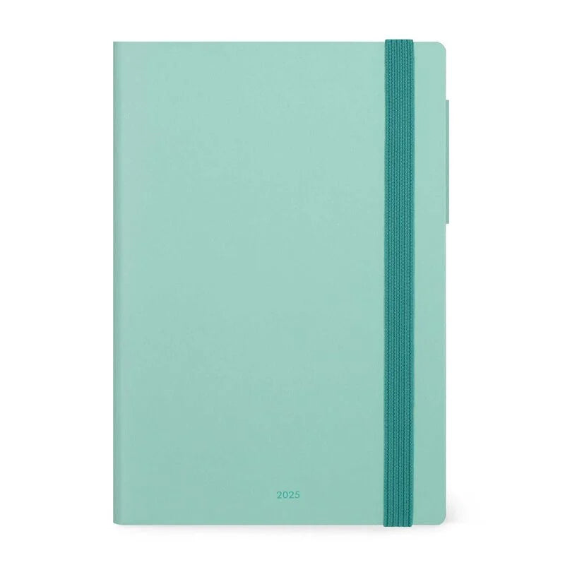 Stationery | Legami 12 Month Medium Daily Diary 2025 Milk And Mint by Weirs of Baggot Street