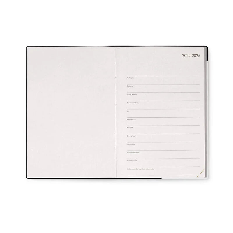 Stationery | Legami 12 Month Medium Daily Diary 2025 Moonglow by Weirs of Baggot Street