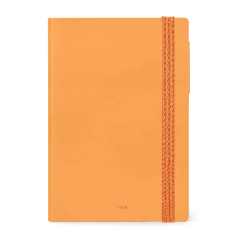 Stationery | Legami 12 Month Medium Daily Diary 2025 Orange & Apricot Crush by Weirs of Baggot Street