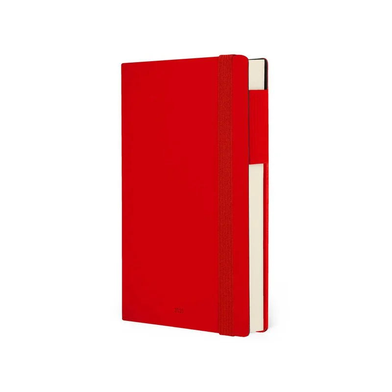 Stationery | Legami 12 Month Medium Daily Diary 2025 Radiant Red by Weirs of Baggot Street