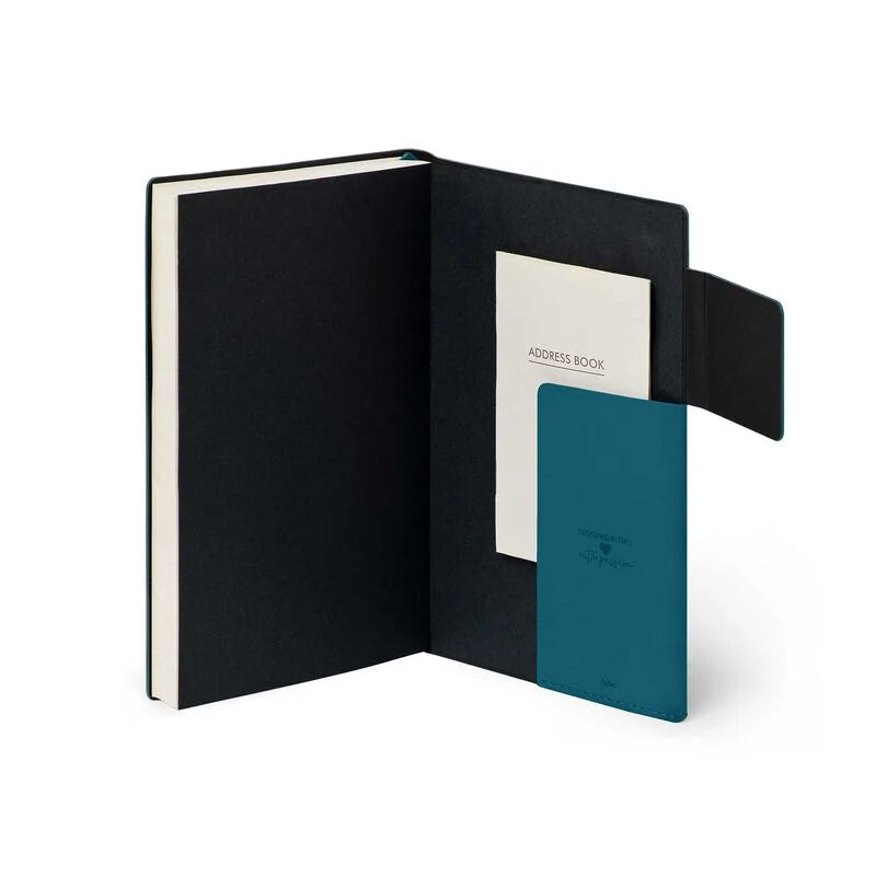 Stationery | Legami 12 Month Medium Daily Diary 2025 Teal Blue by Weirs of Baggot Street